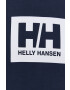 Helly Hansen Bombažna mikica mornarsko modra barva - Pepit.si