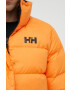 Helly Hansen Dvostranska puhovka moška oranžna barva - Pepit.si