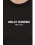 Helly Hansen Kratka majica ženski črna barva - Pepit.si