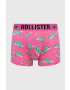 Hollister Co. Boksarice 3-pack moški roza barva - Pepit.si