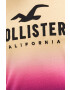 Hollister Co. Bombažna kratka majica rumena barva - Pepit.si