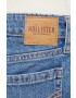 Hollister Co. Jeans kratke hlače ženski mornarsko modra barva - Pepit.si