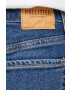 Hollister Co. Jeans kratke hlače CURVY JEANS ženske mornarsko modra barva - Pepit.si