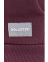 Hollister Co. Pulover moški vijolična barva s kapuco - Pepit.si