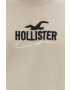 Hollister Co. Pulover moška bež barva - Pepit.si