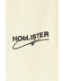 Hollister Co. Pulover moška rumena barva s kapuco - Pepit.si