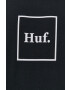 Huf Bombažen longsleeve črna barva - Pepit.si