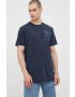 Jack & Jones Bombažen t-shirt mornarsko modra barva - Pepit.si