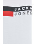 Jack & Jones Bombažna kratka majica JJECORP bela barva 12151955 - Pepit.si