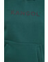 Kangol Bluza unisex zelena barva s kapuco - Pepit.si