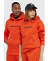 Kangol Bluza unisex oranžna barva s kapuco - Pepit.si