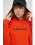 Kangol Bluza unisex oranžna barva s kapuco - Pepit.si