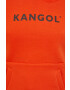 Kangol Bluza unisex oranžna barva s kapuco - Pepit.si