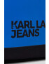 Karl Lagerfeld Jeans Torbica bela barva - Pepit.si