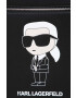 Karl Lagerfeld Kovček črna barva - Pepit.si