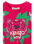 Kenzo kids Otroška bombažna kratka majica roza barva - Pepit.si