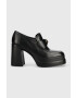 Kurt Geiger London Usnjeni salonarji Stomp Heeled Loafer - Pepit.si