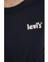 Levi's Bombažen t-shirt črna barva - Pepit.si