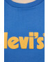 Levi's Bombažen t-shirt modra barva - Pepit.si