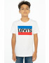 Levi's Otroški t-shirt bela barva - Pepit.si