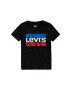 Levi's Otroški t-shirt črna barva - Pepit.si