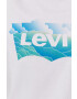 Levi's T-shirt ženski bela barva - Pepit.si