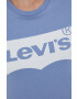 Levi's T-shirt modra barva - Pepit.si