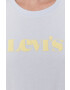 Levi's T-shirt ženski modra barva - Pepit.si