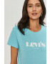 Levi's T-shirt modra barva - Pepit.si