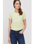 Levi's T-shirt zelena barva - Pepit.si