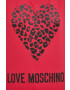 Love Moschino Bombažna kratka majica - Pepit.si