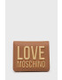 Love Moschino Denarnica ženski rjava barva - Pepit.si