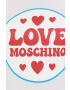 Love Moschino Kratka majica ženski bela barva - Pepit.si