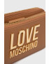 Love Moschino Torbica rjava barva - Pepit.si