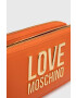 Love Moschino Torbica oranžna barva - Pepit.si