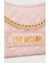 Love Moschino Torbica roza barva - Pepit.si