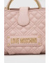 Love Moschino Torbica roza barva - Pepit.si