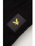 Lyle & Scott Kapa črna barva - Pepit.si