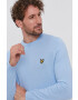 Lyle & Scott pulover s primesjo volne - Pepit.si