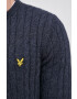 Lyle & Scott pulover s primesjo volne - Pepit.si