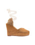 Manebi Espadrile Heart-Shaped Wedge Espadrilles rjava barva R 2.0 WH - Pepit.si