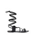 Manebi Usnjeni sandali Tie-Up Leather Sandals - Pepit.si