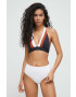 Max Mara Beachwear Spodnji del kopalk bela barva - Pepit.si