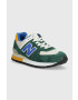 New Balance Superge Ml574dvg zelena barva - Pepit.si