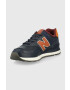 New Balance Usnjene superge Ml574omc mornarsko modra barva - Pepit.si