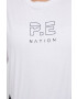 P.E Nation Bombažen t-shirt bela barva - Pepit.si