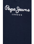 Pepe Jeans Bombažna kratka majica mornarsko modra barva - Pepit.si