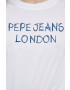 Pepe Jeans Kratka majica Netty ženska bela barva - Pepit.si