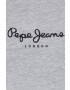 Pepe Jeans Majica z dolgimi rokavi ženska siva barva - Pepit.si