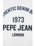 Pepe Jeans Otroški bombažen pulover bela barva - Pepit.si